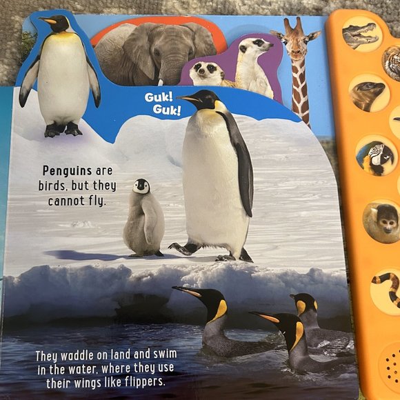 DK Publishing Discovery Animal Sounds-Roar at the Zoo Board Book - Picture 2 of 3